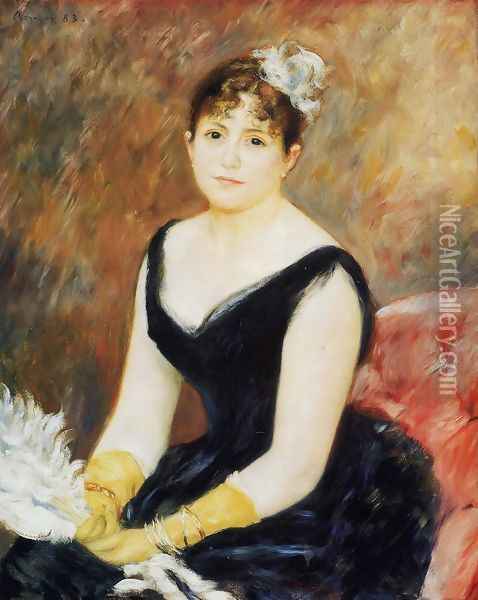 Madame Leon Clapisson Aka Marie Henriette Valentine Billet Oil Painting - Pierre Auguste Renoir