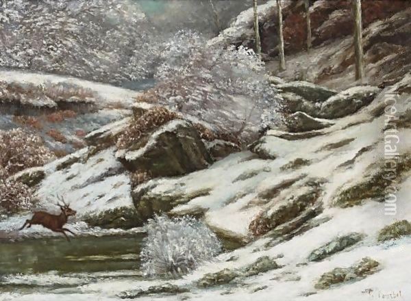 Paysage D'Hiver Oil Painting - Gustave Courbet