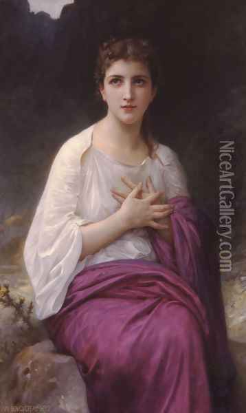 Psyché (Psyche) Oil Painting - William-Adolphe Bouguereau