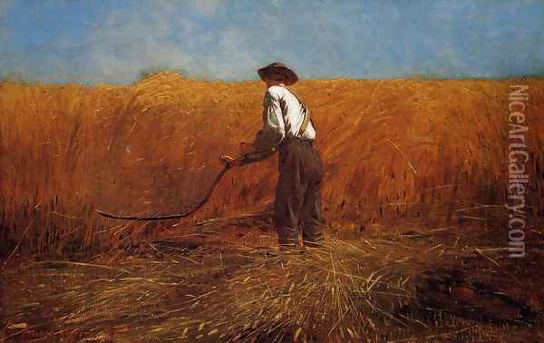 The Veteran in a New Field Oil Painting - Winslow Homer