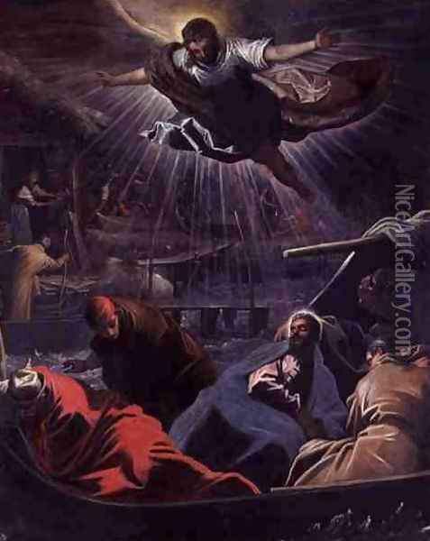 The Dream of St. Mark Oil Painting - Domenico Tintoretto
