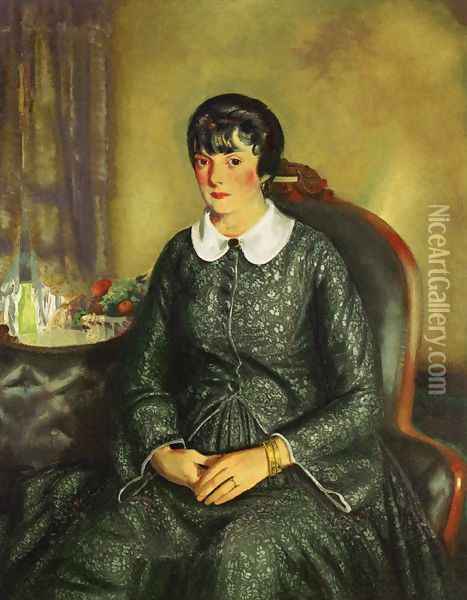 Portrait Of Mary McKinnon Oil Painting - George Wesley Bellows
