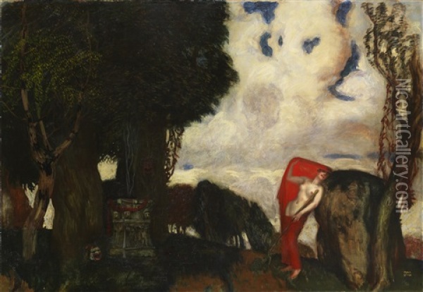 Iphigenie Auf Tauris Oil Painting - Franz von Stuck