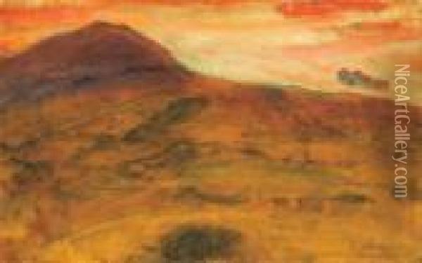 Twilight In Banyuls Sur Mer Oil Painting - Jozsef Rippl-Ronai