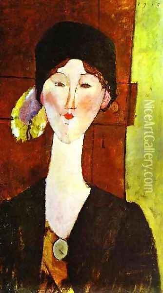 Beatris Hastings Oil Painting - Amedeo Modigliani