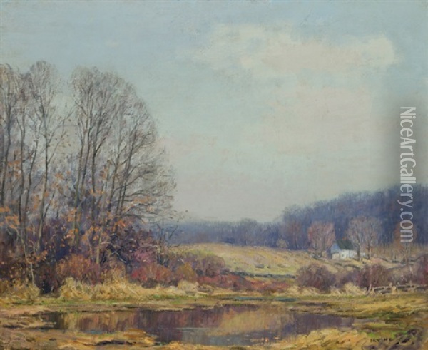 Late Autumn Oil Painting - Wilson Henry Irvine