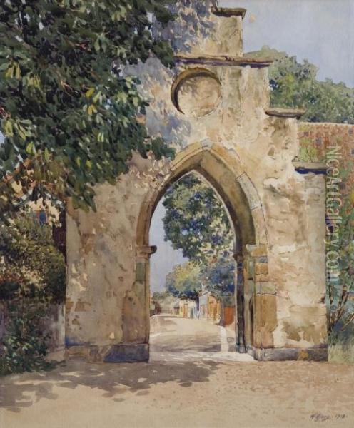 The Old Archway Oil Painting - Gunnar M. Widforss