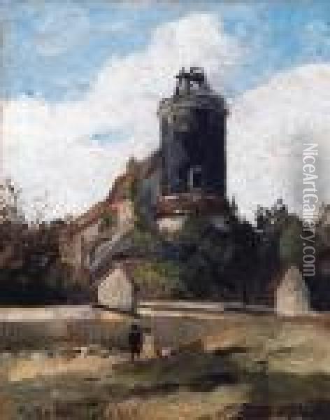 La Tour Du Tlgraphe Montmartre Oil Painting - Camille Pissarro