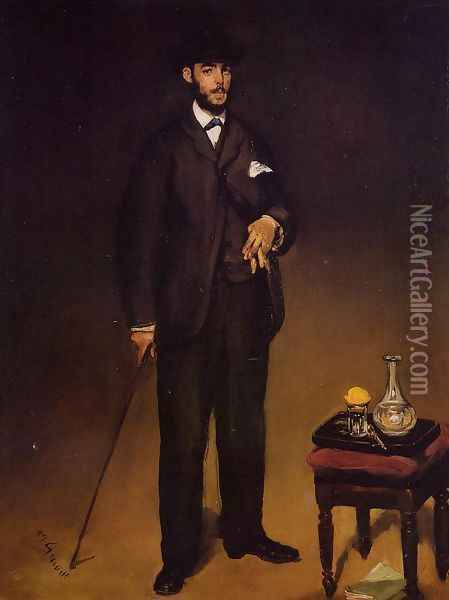 Portrait of Theodore Duret Oil Painting - Edouard Manet