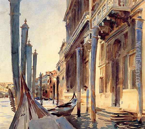 Grand Canal, Venice Oil Painting - John Singer Sargent