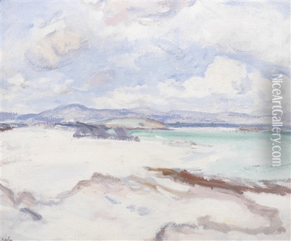 A Summer Afternoon, Iona Oil Painting - Samuel John Peploe