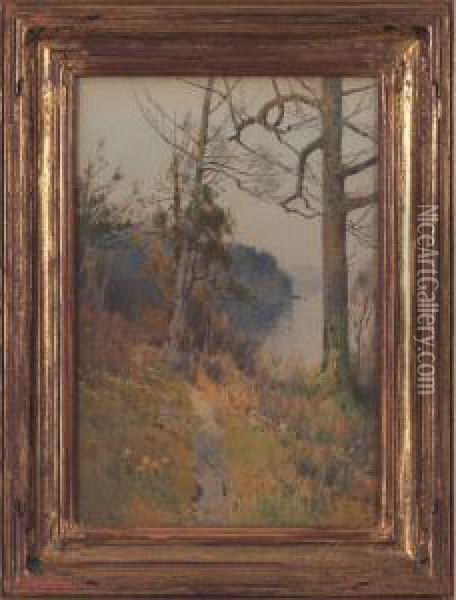 Rayrigg, Windermere Oil Painting - Arthur Tucker