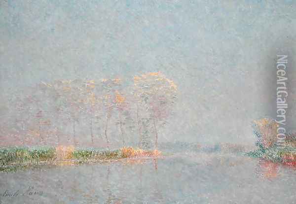 Fog on the Lys Oil Painting - Emile Claus