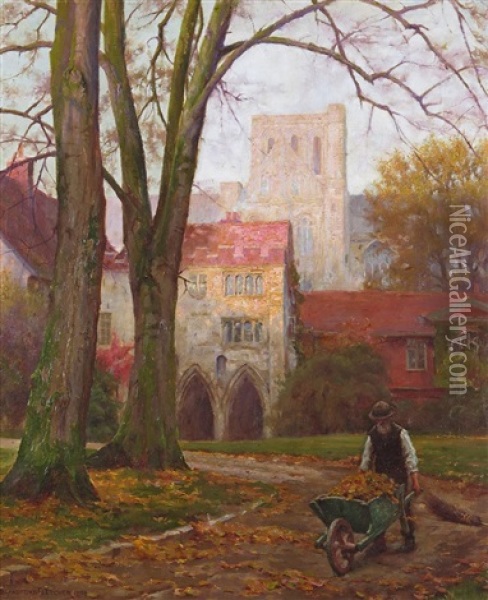 The Deanery Oil Painting - William Blandford Fletcher