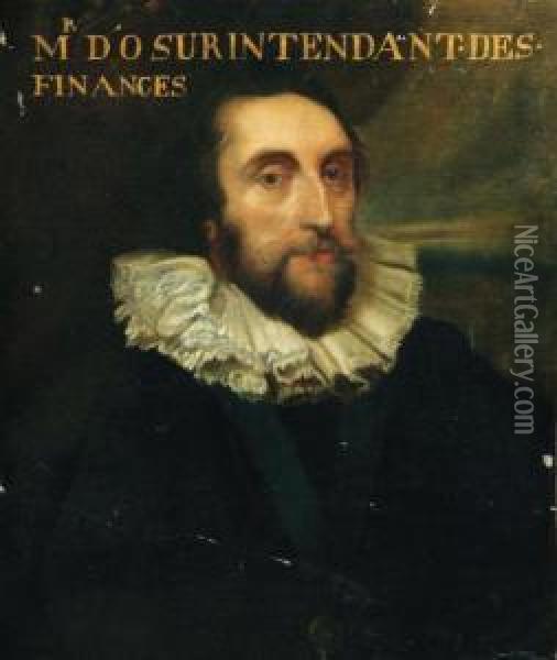 Portrait De Thomas Howard Oil Painting - Sir Anthony Van Dyck