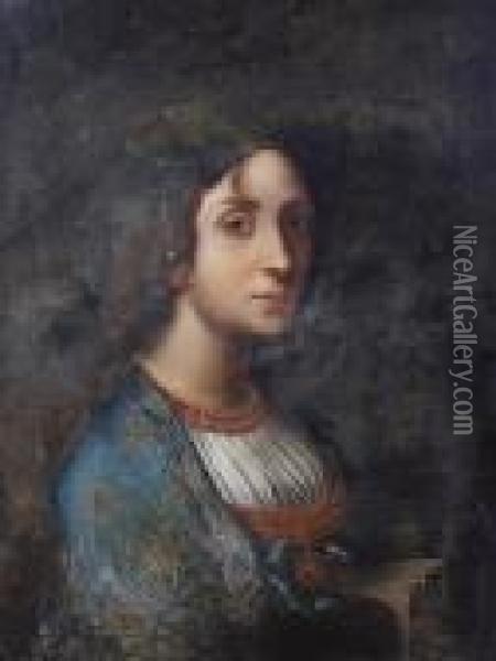 Allegory Of Poetry Oil Painting - Carlo Dolci