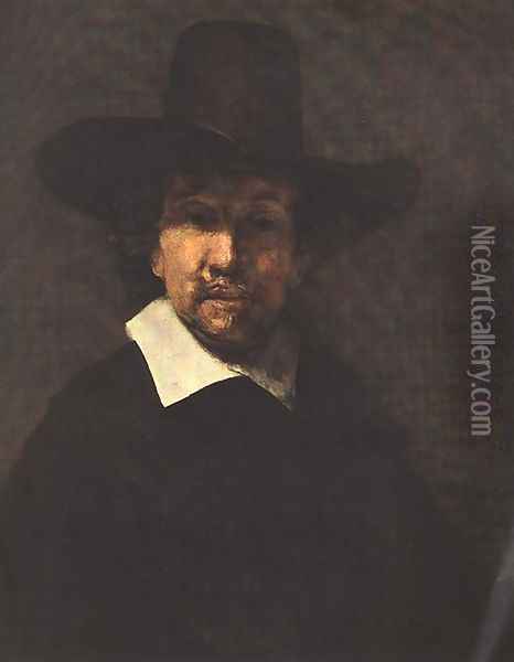 Portrait of Jeremiah Becker 1666 Oil Painting - Rembrandt Van Rijn
