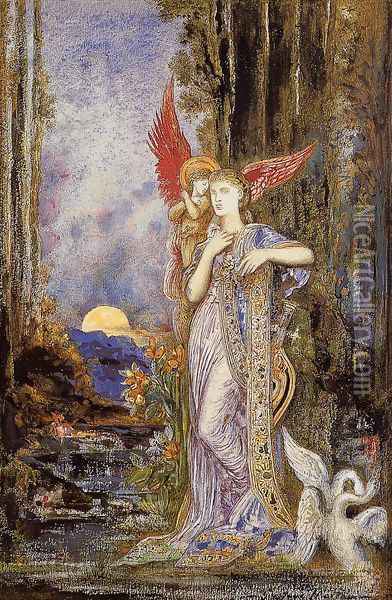 Inspiration 1893 Oil Painting - Gustave Moreau