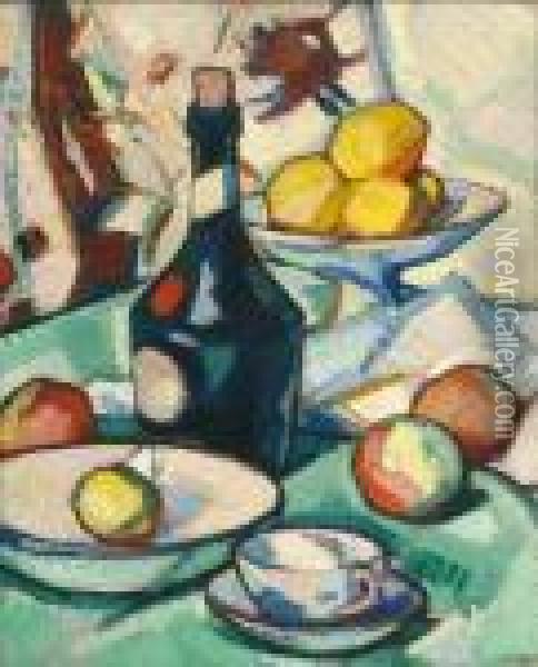 Still Life Oil Painting - Samuel John Peploe