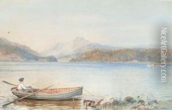 Loch Lomond From Rossdu Oil Painting - Walter Severn