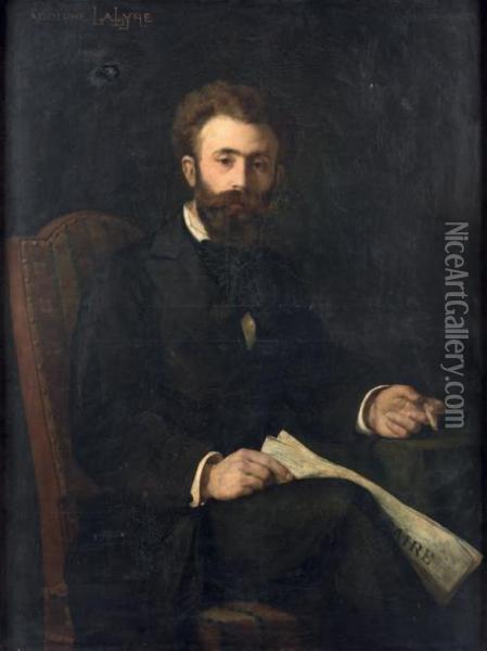 Portrait D'homme Oil Painting - Adolphe Lalyre