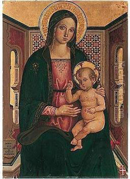 The Madonna And Child Oil Painting - Andrea Da Assisi