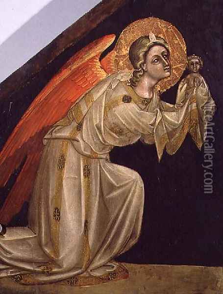 The Archangel Michael 2 Oil Painting - Ridolfo di Arpo Guariento
