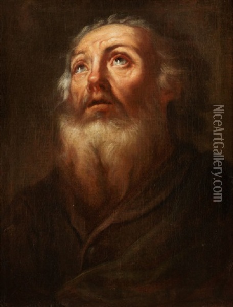 Heiliger Petrus Oil Painting - Giovanni Lanfranco