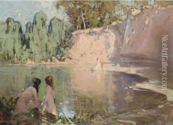 The Bathers Oil Painting - William Beckwith Mcinnes