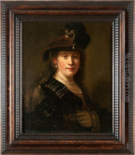 Kopiasaskia Oil Painting - Rembrandt Van Rijn