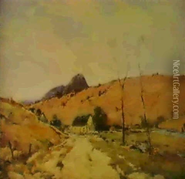 The River Road Oil Painting - Chauncey Foster Ryder