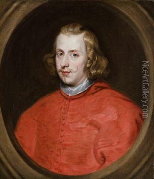 Werkstattbrustbild Des Kardinal-infanten Ferdinand Von Osterreich Oil Painting - Sir Anthony Van Dyck
