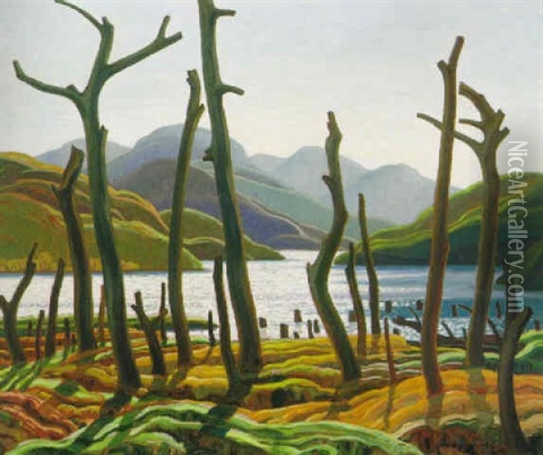 Cranberry Lake Oil Painting - Franklin Carmichael