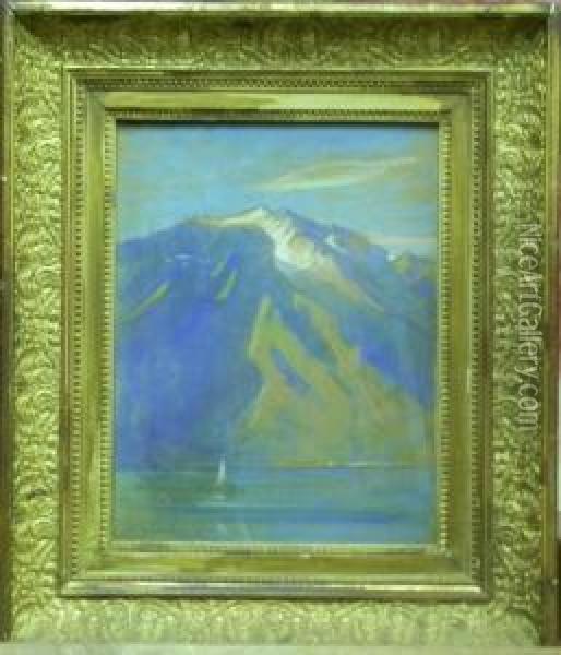 Paysage De Montagne Oil Painting - Andre Sinet