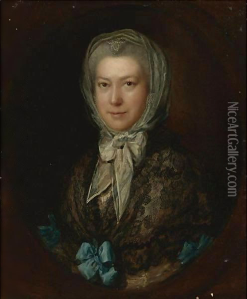 Portrait Of Miss Low Oil Painting - Thomas Gainsborough