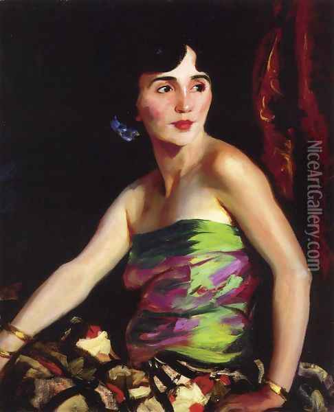 Isolina Maldonado Spanish Dancer Oil Painting - Robert Henri