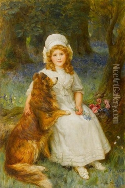 In Wonderland Oil Painting - George Sheridan Knowles