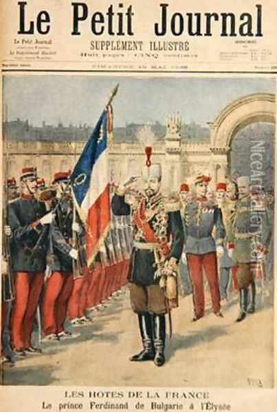 Prince Ferdinand 1861-1 illustration from Le Petit Journal 10 May 1896 Oil Painting - Henri Meyer