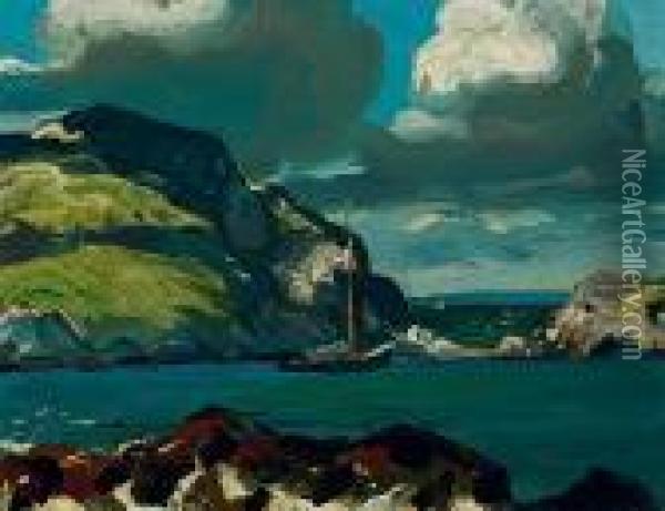 Giant Sky Oil Painting - George Wesley Bellows