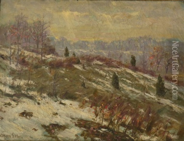Winter Landscape Oil Painting - Adam Lehr
