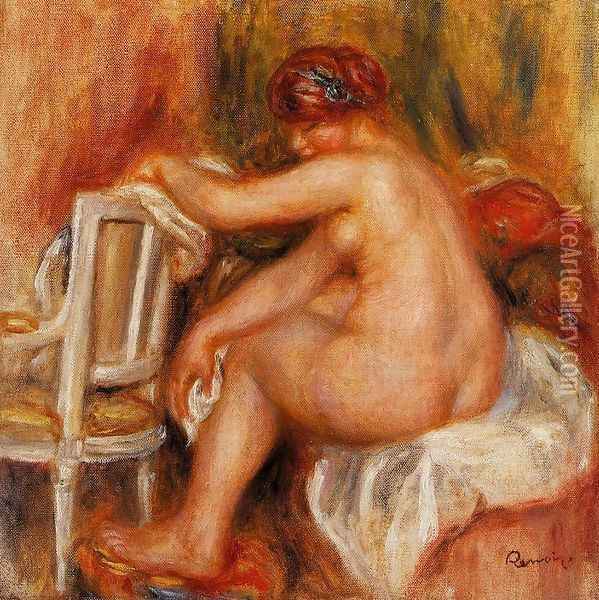 Seated Nude2 Oil Painting - Pierre Auguste Renoir