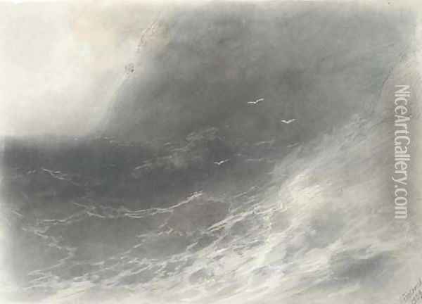 Storm at sea Oil Painting - Ivan Konstantinovich Aivazovsky