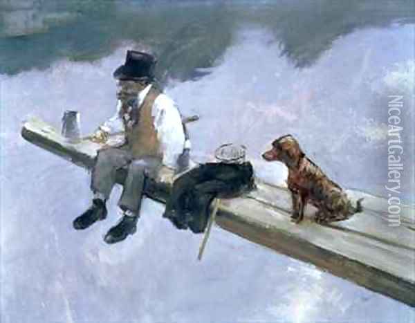 The Fisherman 2 Oil Painting - Jean-Louis Forain