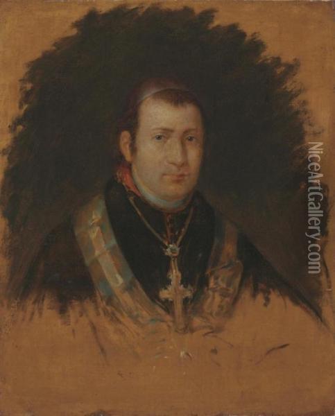 Portrait Of A Prelate Oil Painting - Francisco De Goya y Lucientes