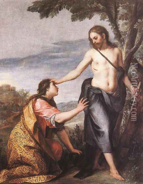 Noli me Tangere c. 1640 Oil Painting - Alonso Cano