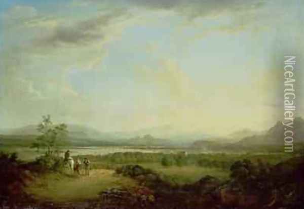 A View of the Town of Stirling on the River Forth Oil Painting - Alexander Nasmyth