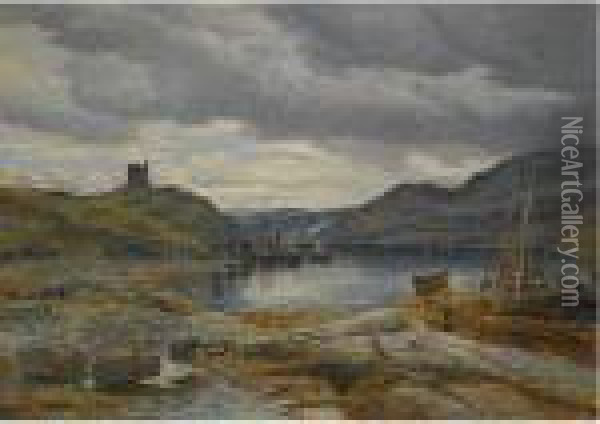 Inchholm Harbour Oil Painting - Samuel Bough