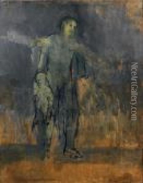 L'homme Et L'enfant Oil Painting - Christian Berard