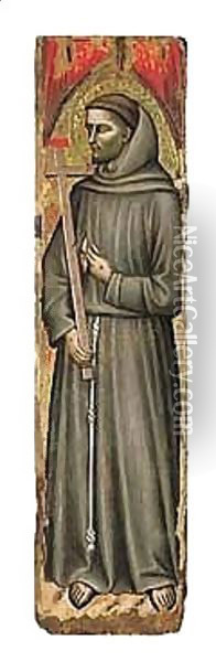 Saint Francis Of Assisi Oil Painting - Luca Di Tomme