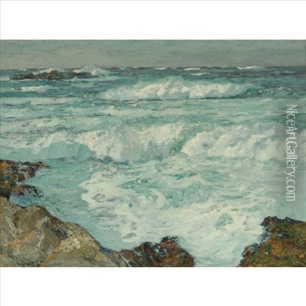 Yankee Point, Carmel Oil Painting - William Ritschel